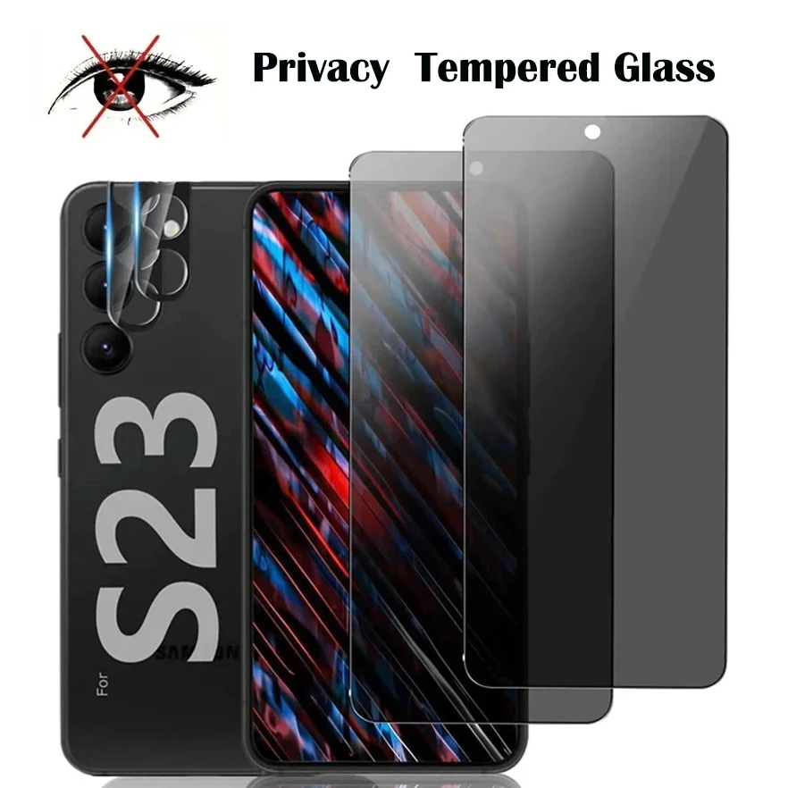 

3 шт. Антибликовая Защита экрана для Samsung S24 ультра закаленное стекло Galaxy S24Ultra антишпионское защитное стекло