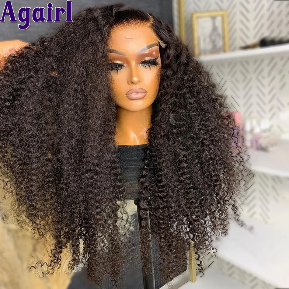 200% Glueless Curly Human Hair Wigs Honey Blonde Brown 13X6 Water Wave Lace Frontal Wig Ombre Blonde Black Ready Go 6X4 Lace Wig