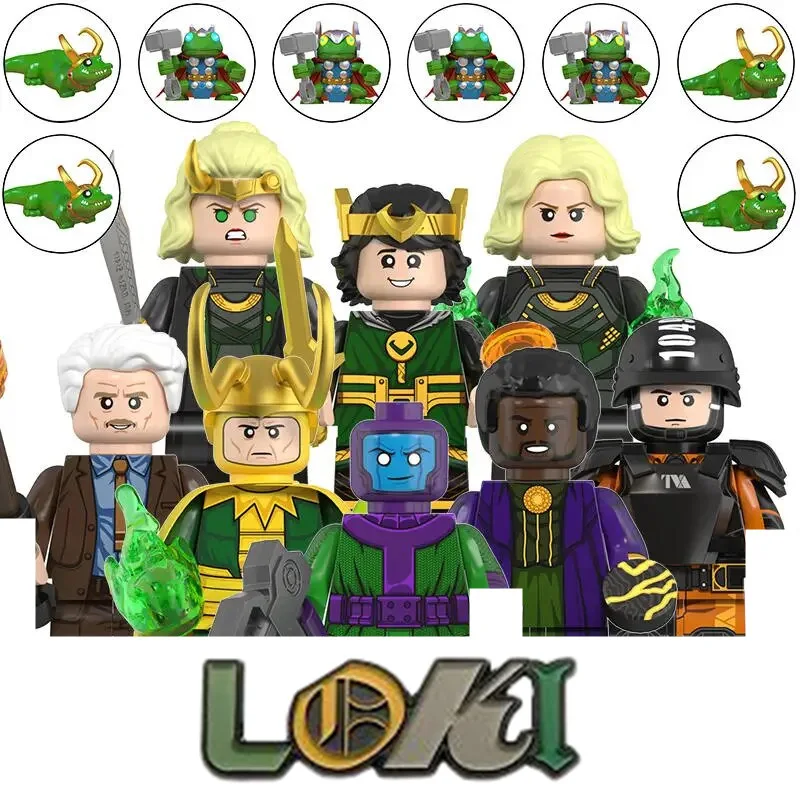 

Фигурка Loki Hero Block Mini Man, 8 шт.