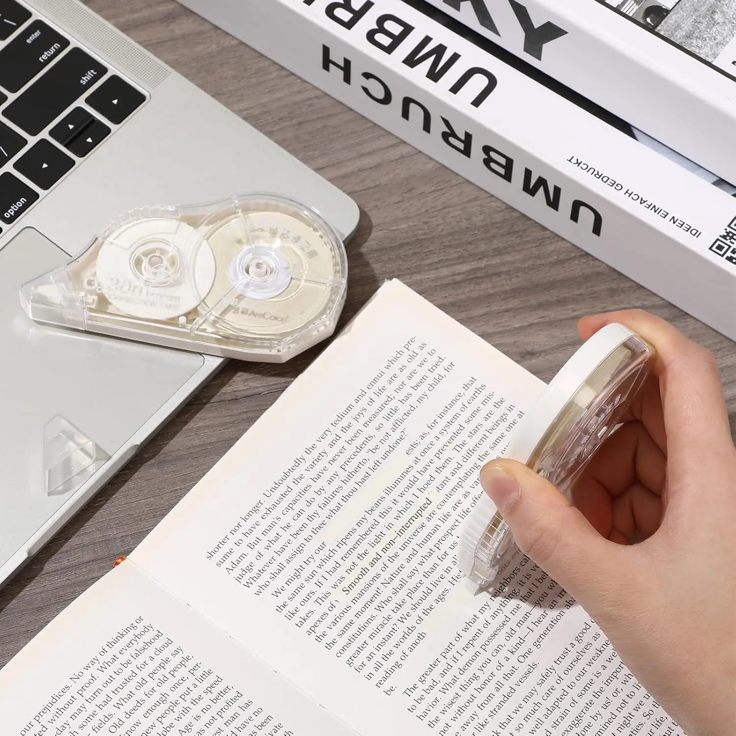 Correction Tape correction tape 100 Feet Long for School Office Supplies Crafting Note Taking Journal