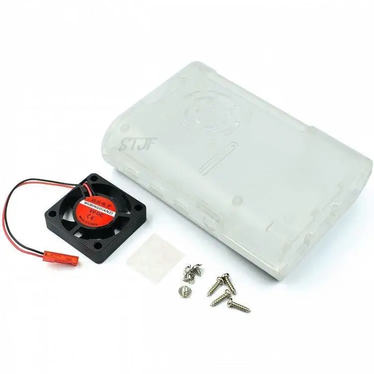 Enhanced ABS Injection Molded Case with Black and White Cooling Fan for Optimal Heat Dissipation