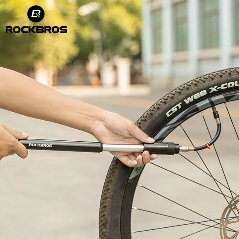 Bike Pump Portable Aluminum Alloy 260PSI for MTB Road Motorcycle