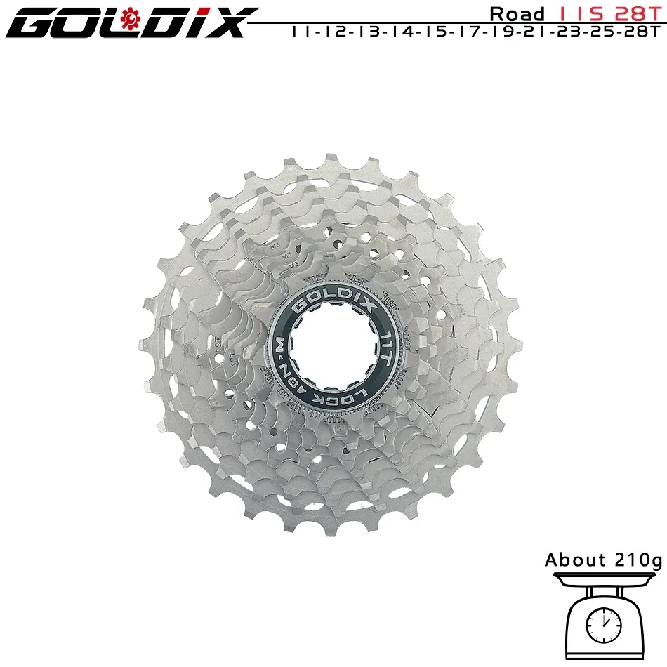 GOLDIX Ultraleichte Rennrad-Kassette 11/12-fach 28T/32T/34T/36T CNC Freilauf HG-Struktur Kassette 11V 12V für Shimano HG – Detail 12