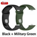 Black-Military Green