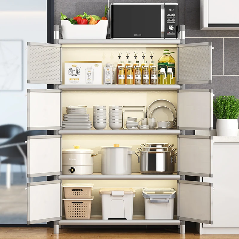 Accent Storage Sideboard Shelf Corner Nordic Cabinet Kitchen Cabinets Modern Container Armarios De Cocina Furniture Parts DWH