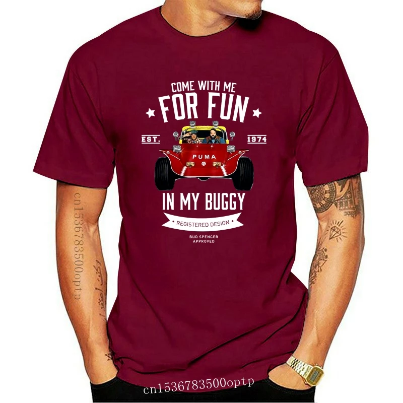 New Bud Spencer My Buggy Film T Shirt Mens Girocollo Maniche Corte T Shirt Cotone Bottoming T Shirt Casual Top Fashion Clothin