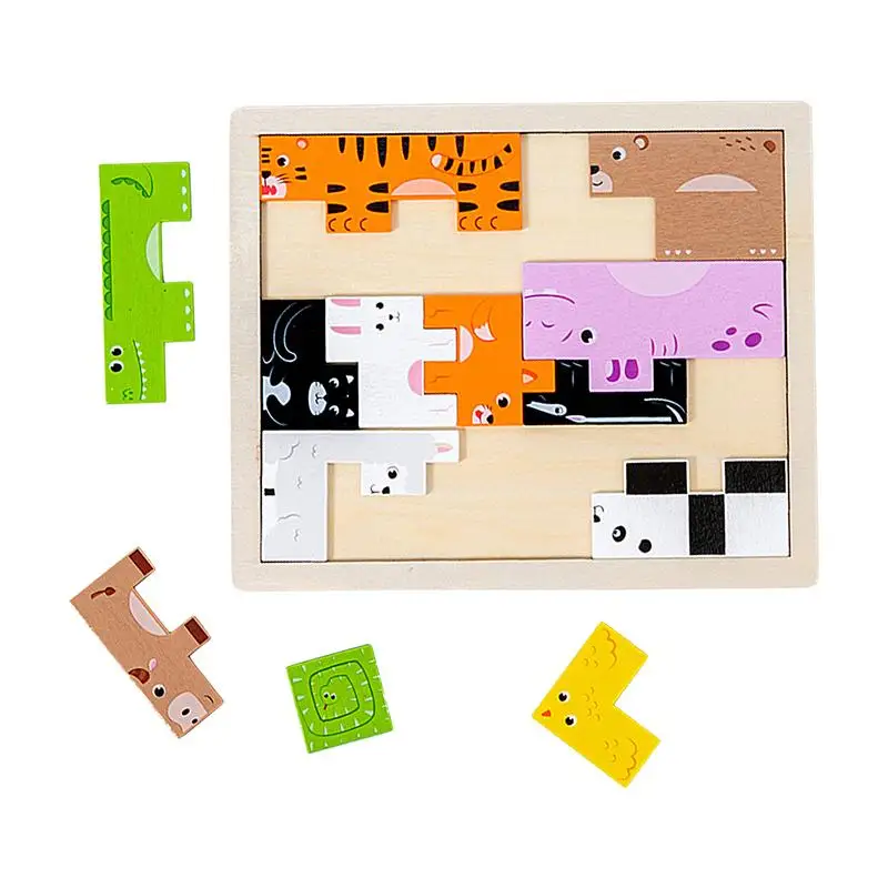 

Puzzle Board Toy Memory Cognitive Exercise Toy Wooden Jigsaw Developmental Toys For Early Education Interaction Birthday Gift