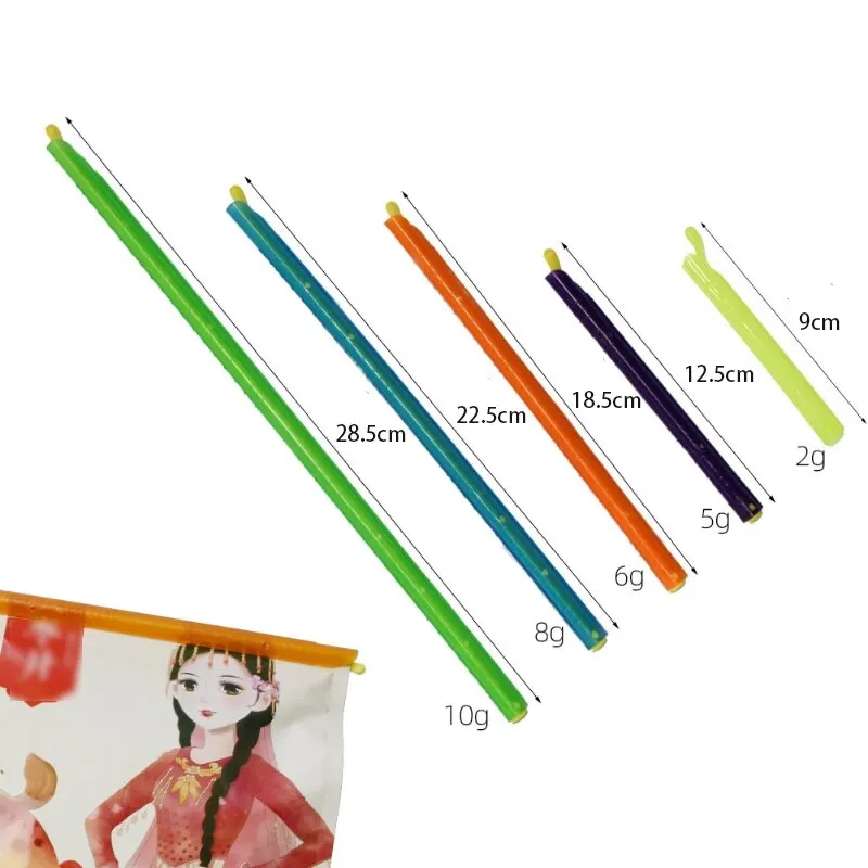 Bag Clips 15Pcs Set Bag Clips Food Snack Bags Portable Sealing Container Fresh-Keeping Sealer Clamp Rod Storage Bag Moisture-proof Clip