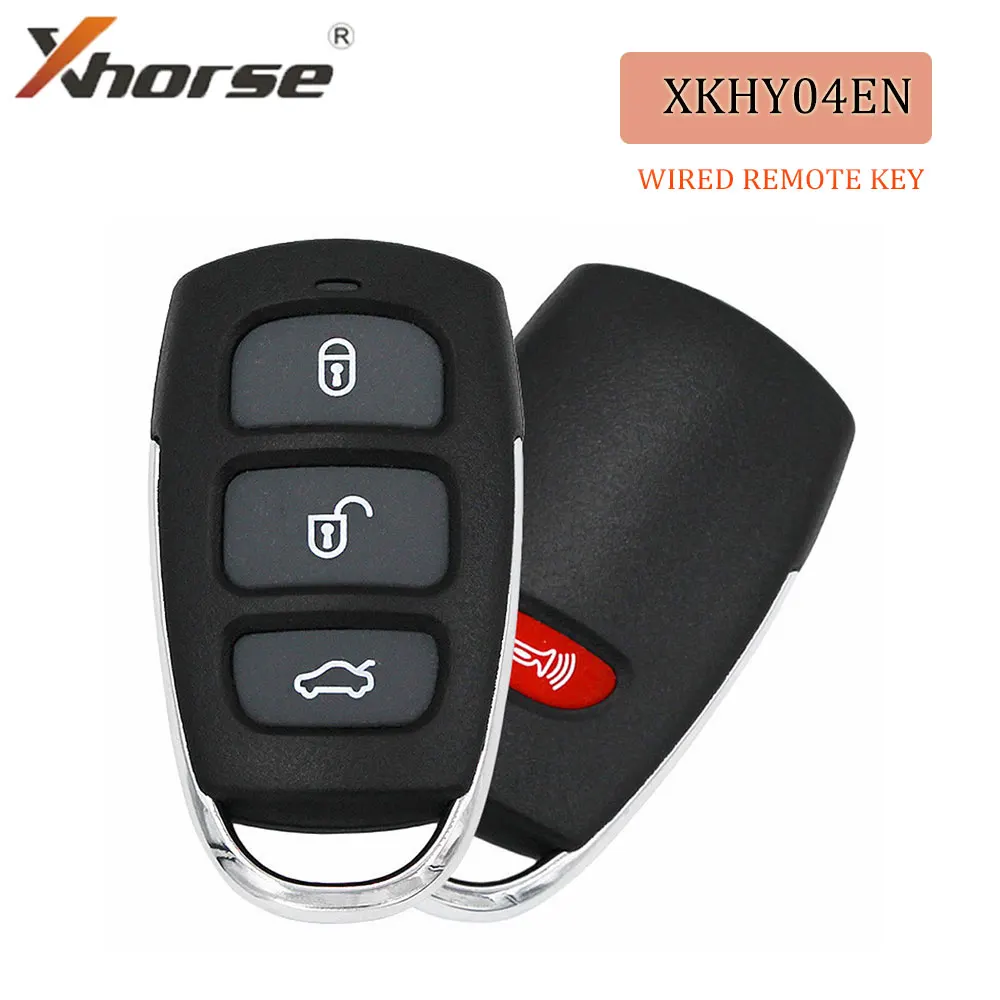 

1pcs Xhorse XKHY04EN VVDI Wire Remote Control Universal Car Remote Key HY04 Car Key for VVDI Mini Key Tool VVDI2 Car Lock System