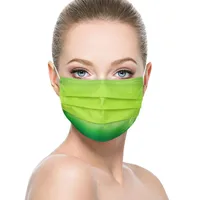 10pcs Adult Disposable Colorful Protective Face Mask Four Layer Filters Meltblown Morandi Rianbow Color Mouth Mask Mascarillas 2
