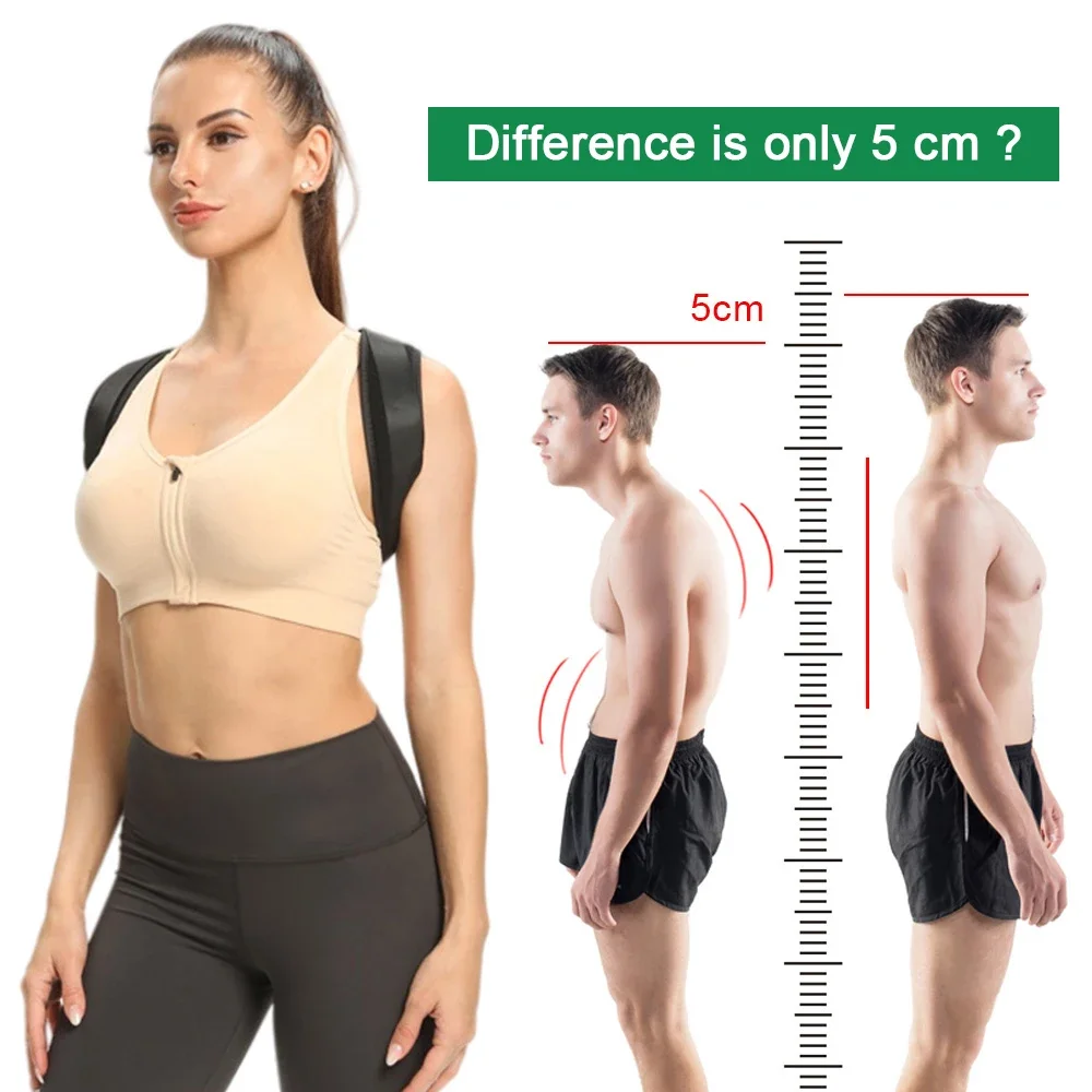 Posture Corrector Belt Posture Corrector Adjustable Back Brace for Men Women Clavicle Spine Support