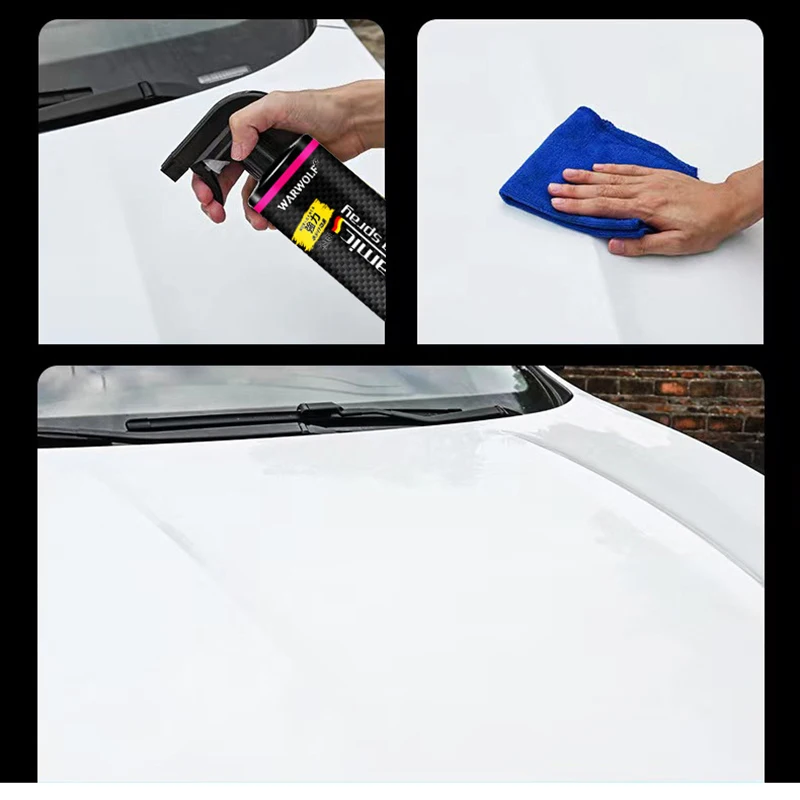 3 In 1 Car Coating Nanotechnology Polish Wax Spray Scratch Coating Repair  Anti Cleaning Restore Accessories Waterproof Car P0L0 - AliExpress