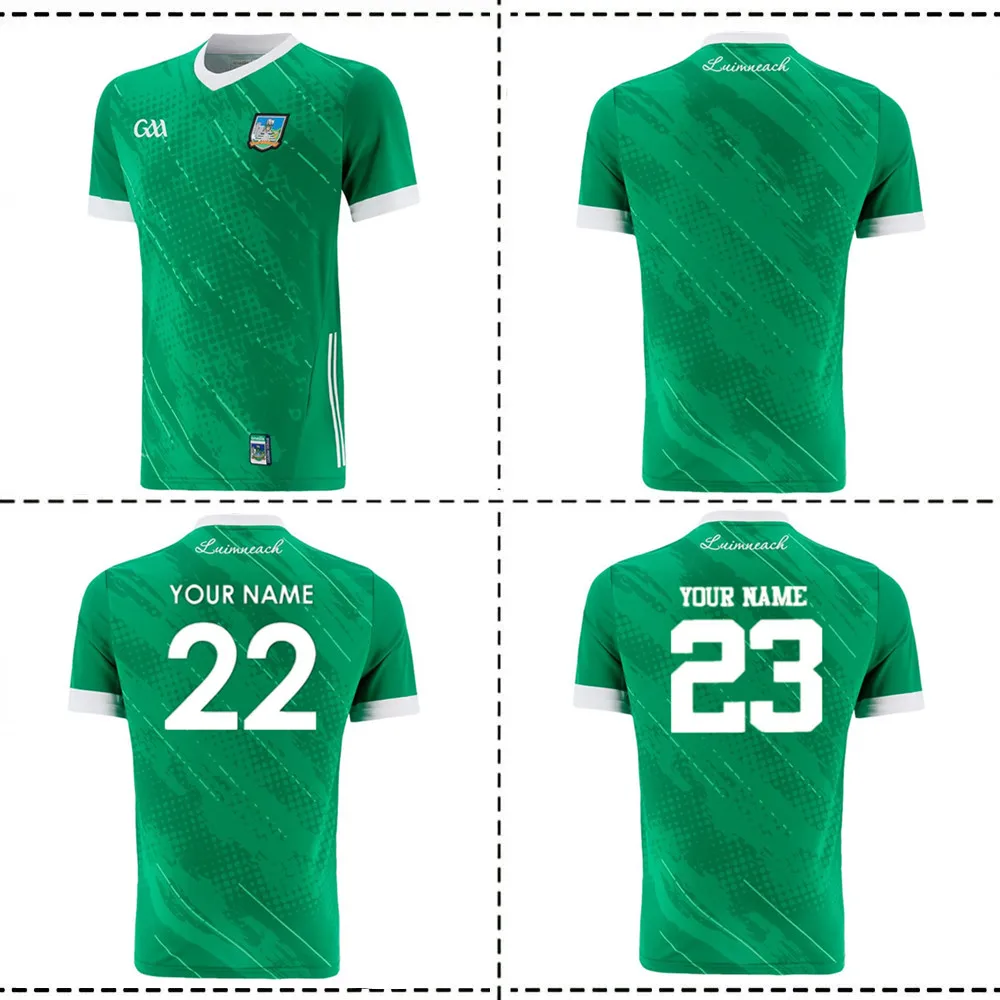 2023 Limerick Gaa Home Jersey 2023/24 Ireland Limerick Training Rugby Jersey Size S5xl Rugby