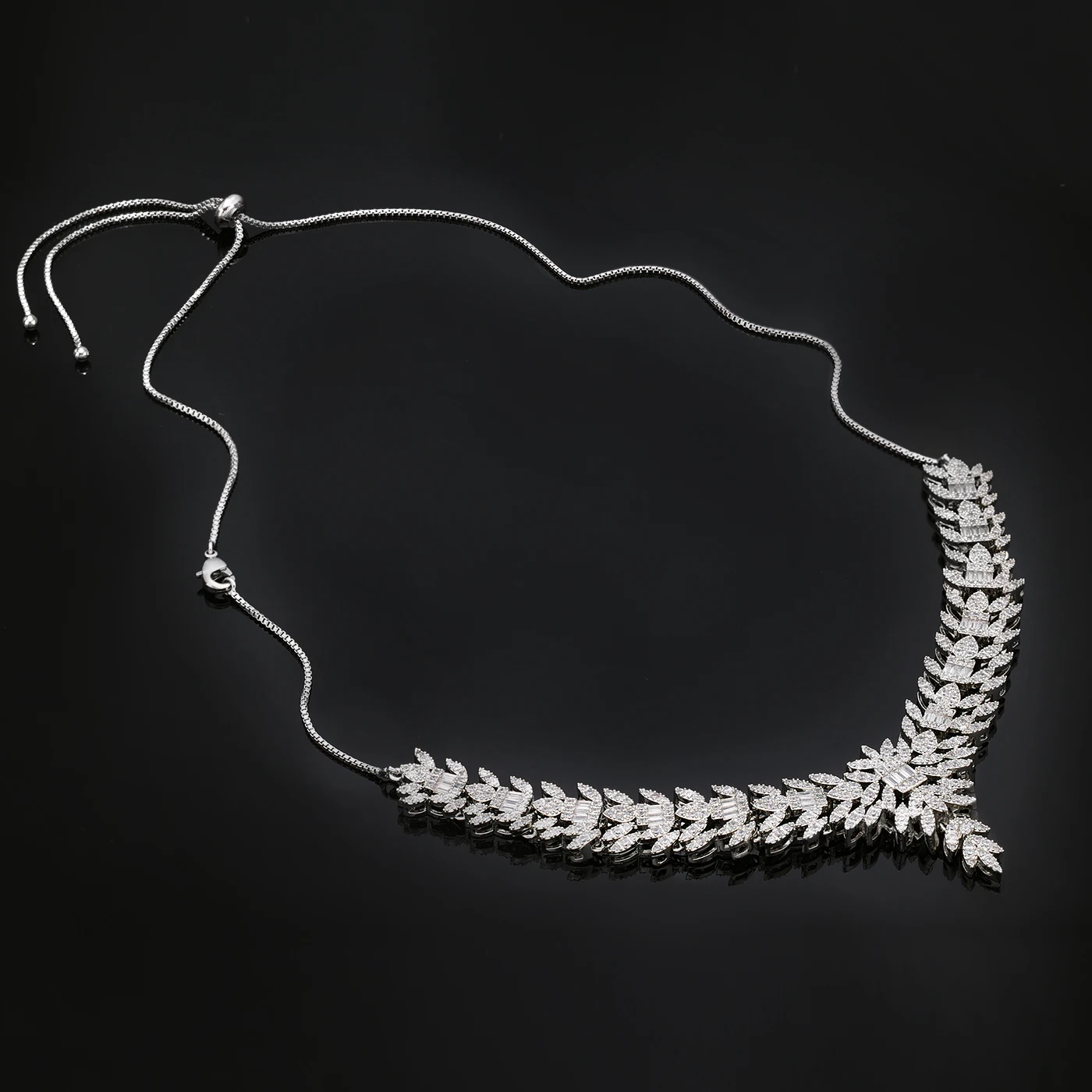 2023 Exquisite 4-piece Bridal Zirconia Full Set Women's Party Jewelry Set, Deluxe Dubai Nigeria CZ Crystal Wedding Jewelry Set