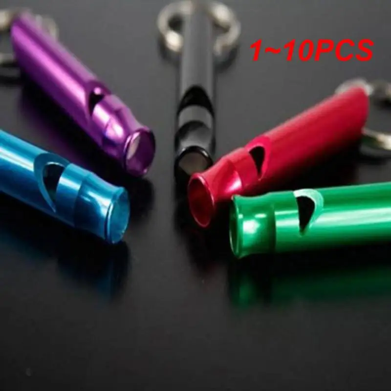 

1~10PCS Multifunction Whistle Portable Emergency Whistle Keychain Team Gifts Camping Hiking Outdoor Tools Whistle Pendant Key