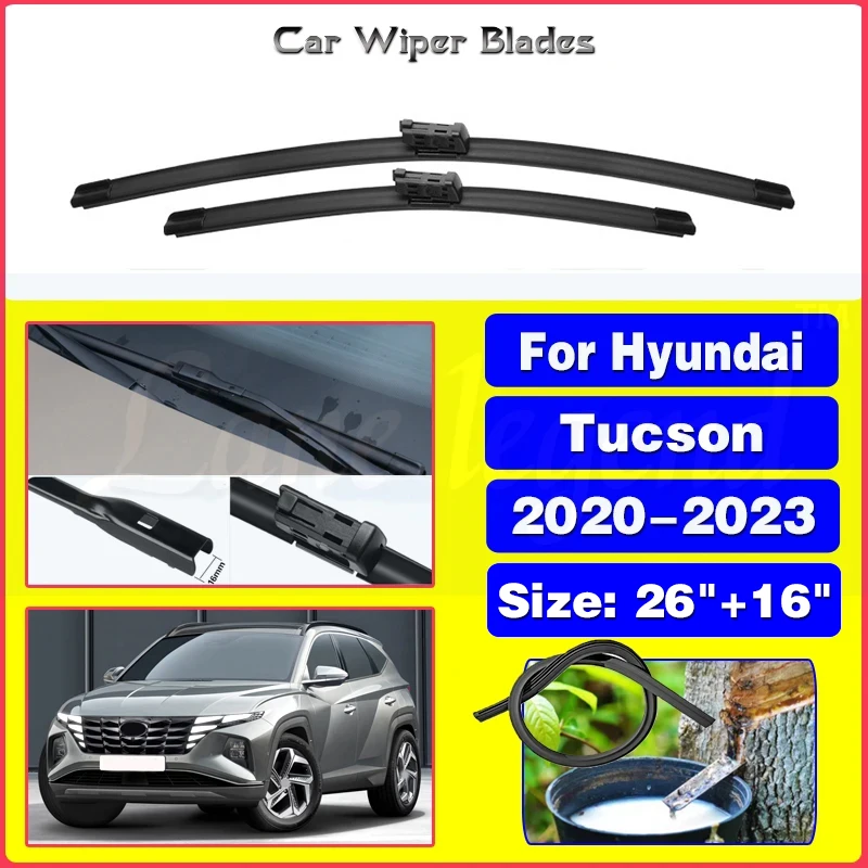 Car-Wiper-For-Hyundai-Tucson-2020-2021-2022-2023-Front-Wiper-Blades ...