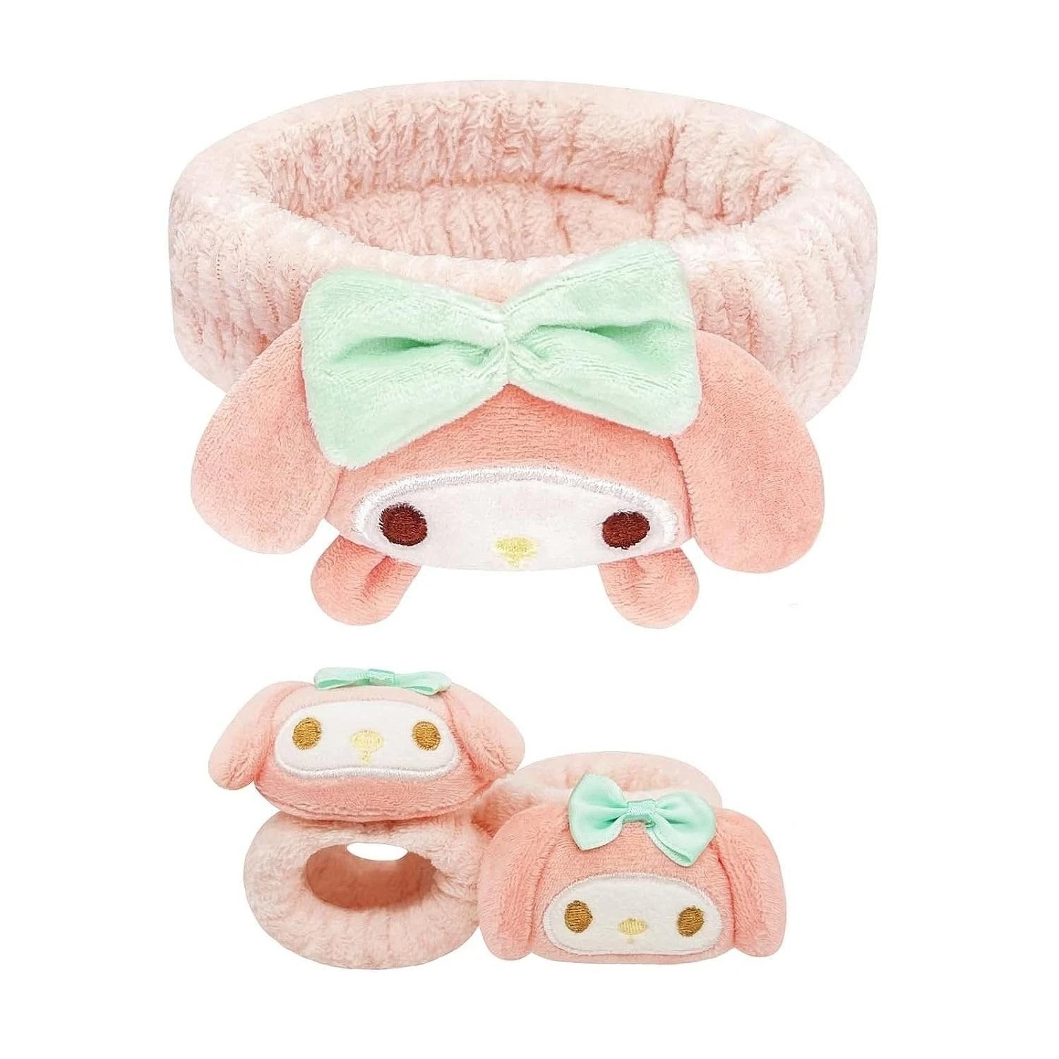 Kugiter Spa-Stirnband & Armband-Set – Kuscheliges Waschband Für Gesicht & Dusche