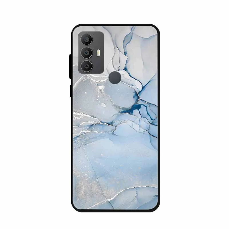 Elegant Marble Silicone Shockproof Phone Case - Soft, Durable Protection