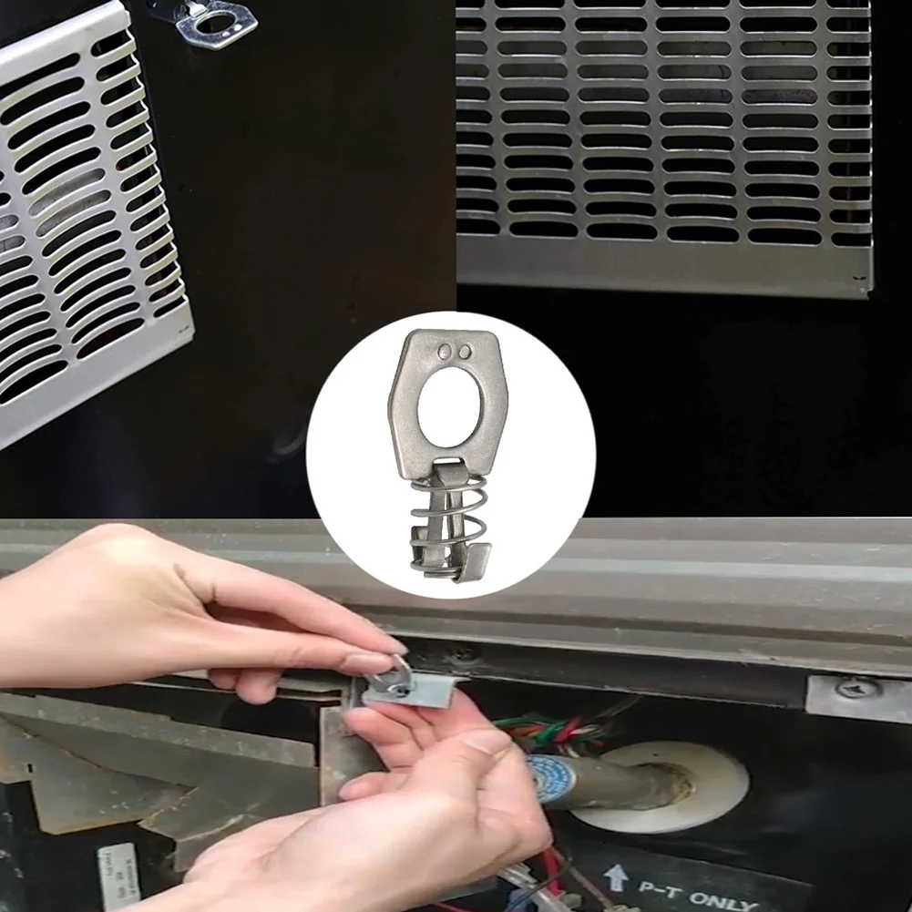 2PCS RV Water Heater Cam Lock RV Water Heater Cover Latch Stainless