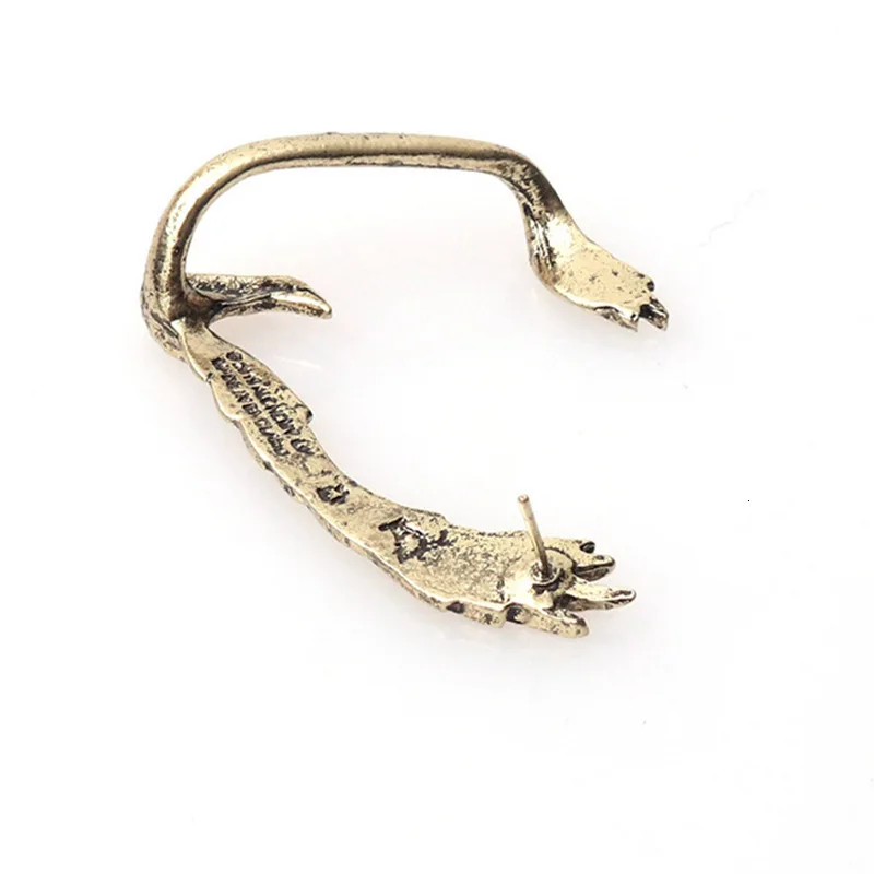 Gothic Punk Dark Style Dragon Ear Cuffs for Women Men Retro Raven Ear Cuff Earrings Fashion Jewelry 1pcs ear clip earrings clip earrings ear clip ear accessories