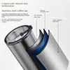 Coffee Maker Automatic Portable Thermal Insulation Bean Powder Dual-use Detachable Kitchen Appliances Home Grinding Coffee Maker 5