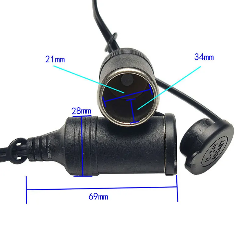 Din Hella Male Plug Powerlet Plug European Type 12V Cigarette Lighter  Adapter Connector Fits For BMW Motorcycles - AliExpress
