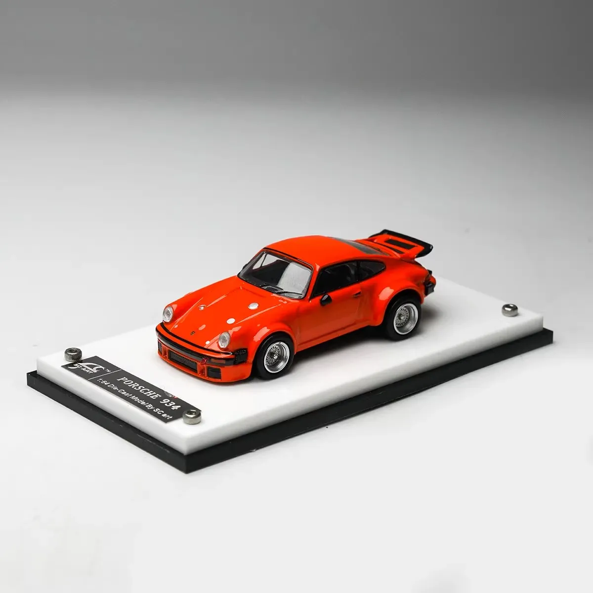 새로운 입고 상품 SC 아트 1:64 포르쉐 934 935 911 터보 합금 미니어처 다이캐스트 모델 포르쉐 마티니 버전 레이싱카 장난감 어린이 선물