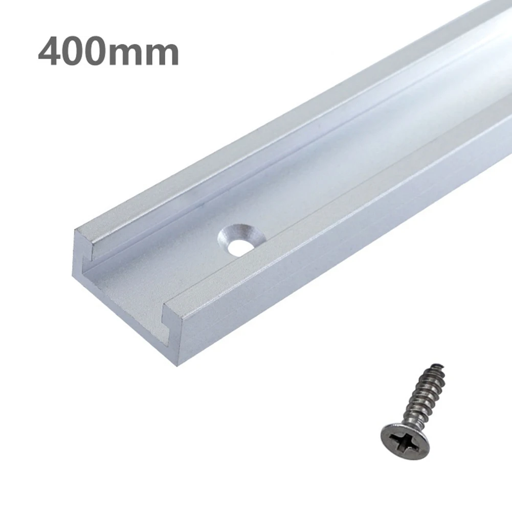 Silver 30 Type T-tracks 300-600mm Aluminium Alloy Track Woodworking Bench T Slot Silver 30 Type T-Tracks 300-600mm Aluminium