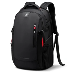 OIWAS Waterproof Nylon Casual Backpack - 29L Travel and School Bag (Black)
