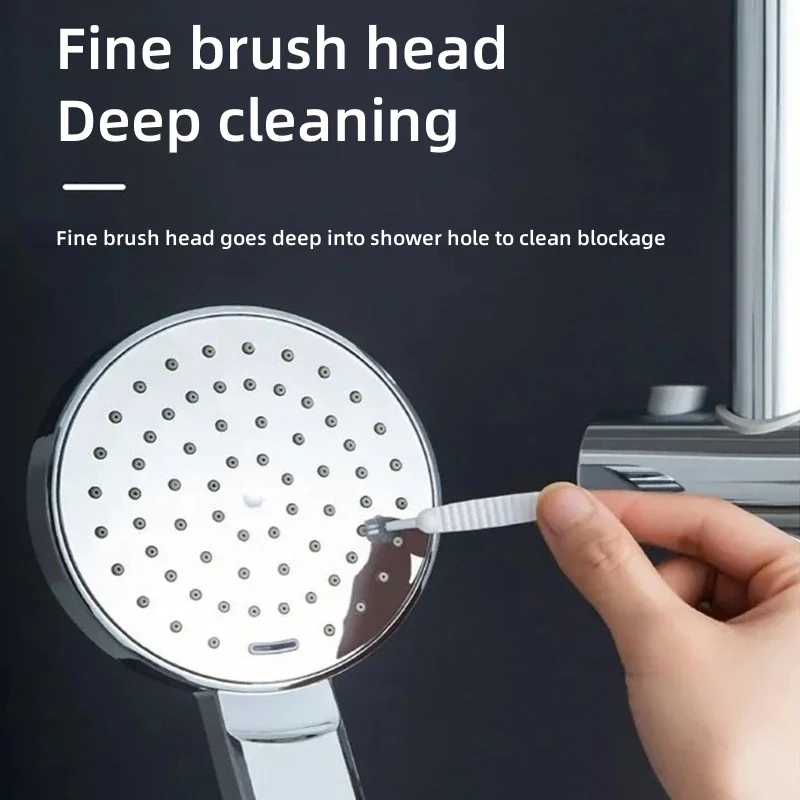 

Bathroom Micro Nylon Brush Shower Head Anti-clogging Cleaning Brush Mobile Phone Hole Pore Gap Washing Tools Toilet Accessorie