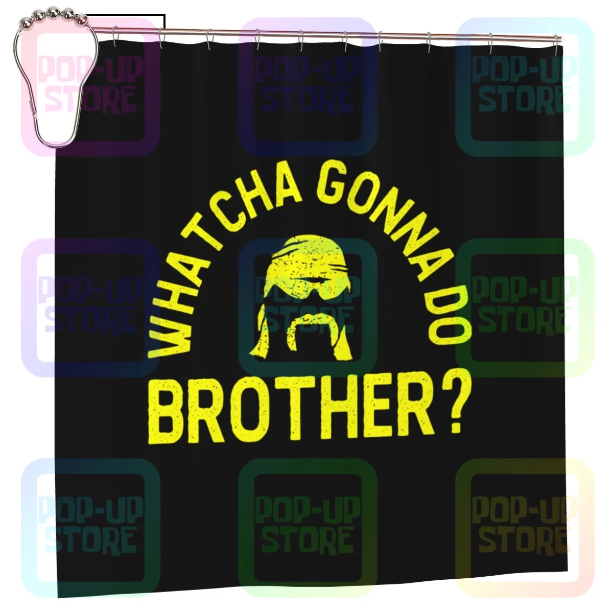 Hulk Hogan Whatcha Gonna Fare Fratello Tenda Da Doccia Tenda Da Bagno Doccia Tessuto Impermeabile Impermeabile