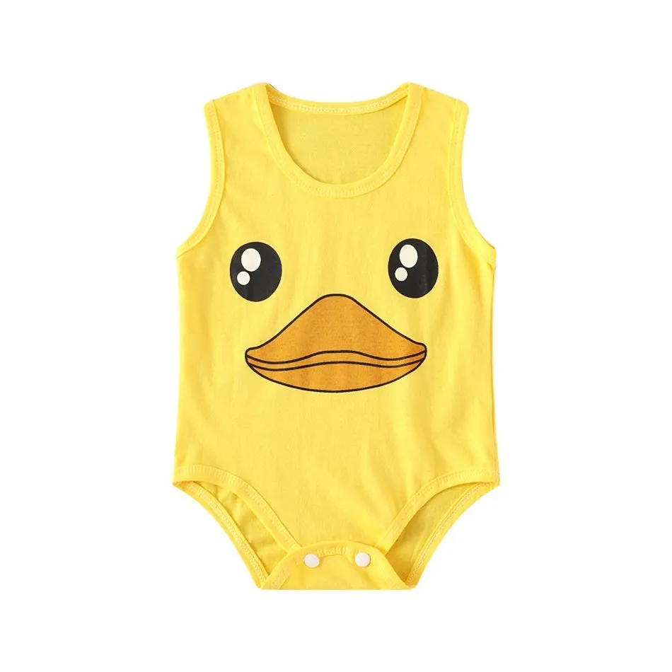 Summer Baby Sleeveless Animal Romper 5