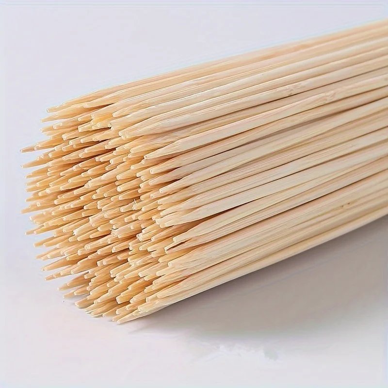 500Pcs Disposable Barbecue Bamboo Skewers Kitchen and Party Accessories
