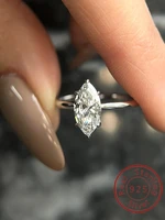 925 Sterling Silver Classic Gorgeous Sparkling Zircon Ring For Women Engagement Wedding Luxury Fashion High Quality Fine Jewelry