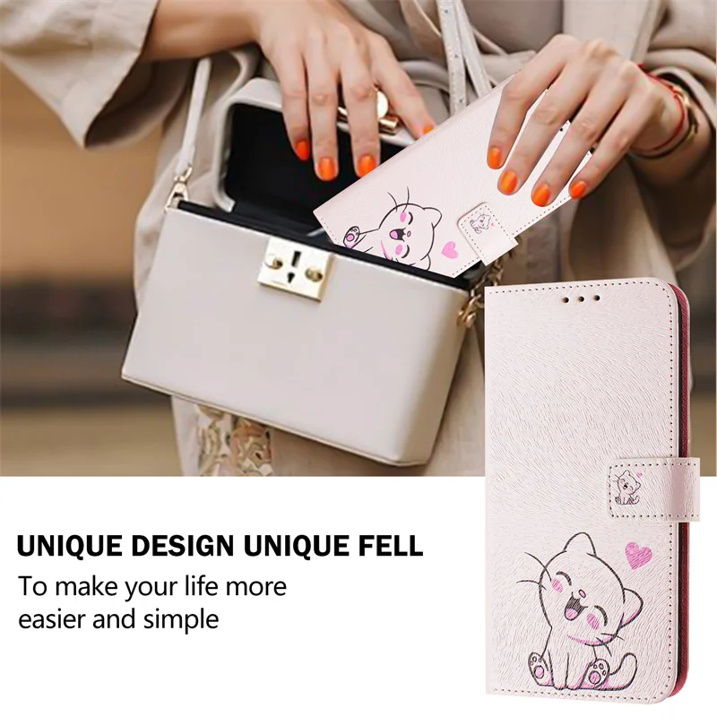 Butterfly Leather Wallet Cover Case
