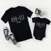 CTRL + C CTRL + V Family T-Shirt Father and Son Daughter Tshirts Matching Oufits Dad Baby Family Look Summer T Shirt Tops Tee 5