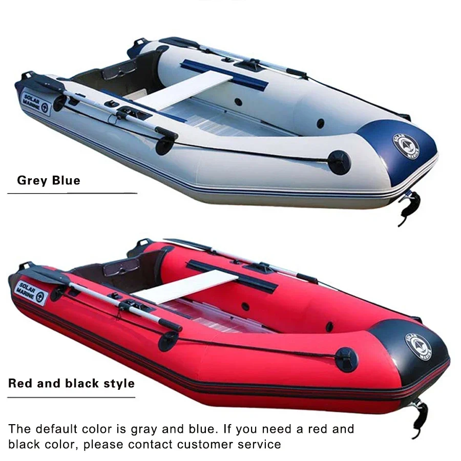Inflatable Assault Fishing Boats 0.9mm Anti-collision Laminated Alloy for Emergency Rescue/Drifting Speedboat Kayak Boat