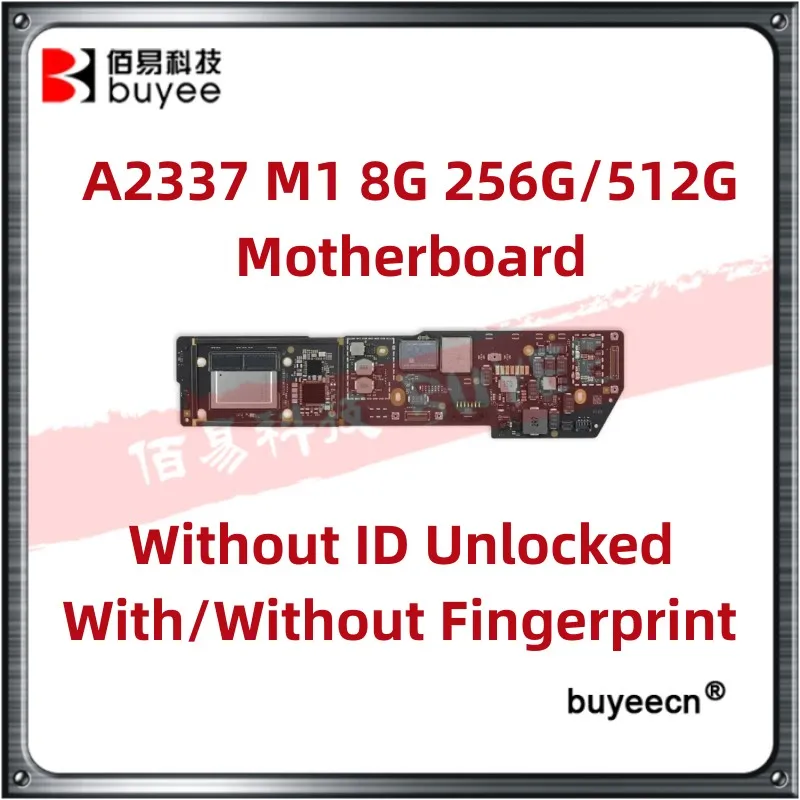 

Original A2337 Logic Board 2020 Year For Macbook Air 13" Retina M1 A2337 Motherboard 8G 256GB/512GB 820-02016-A Without ID