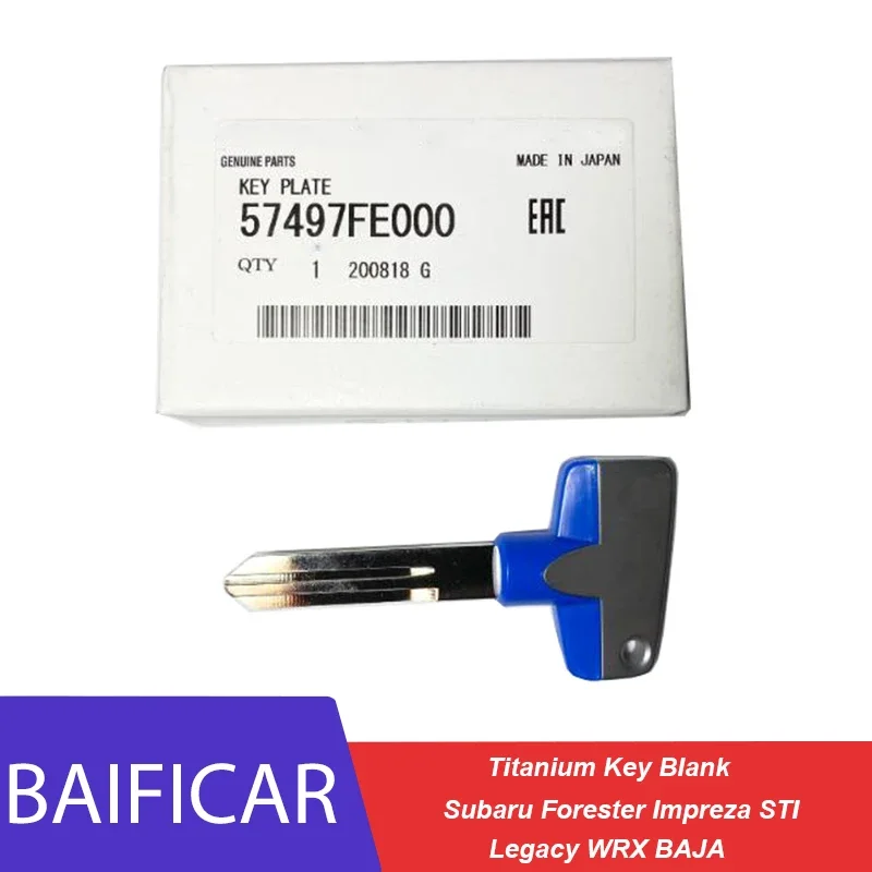 Baificar Genuine Titanium Key Blank 57497FE000 For Subaru Forester Impreza STI Legacy WRX BAJA