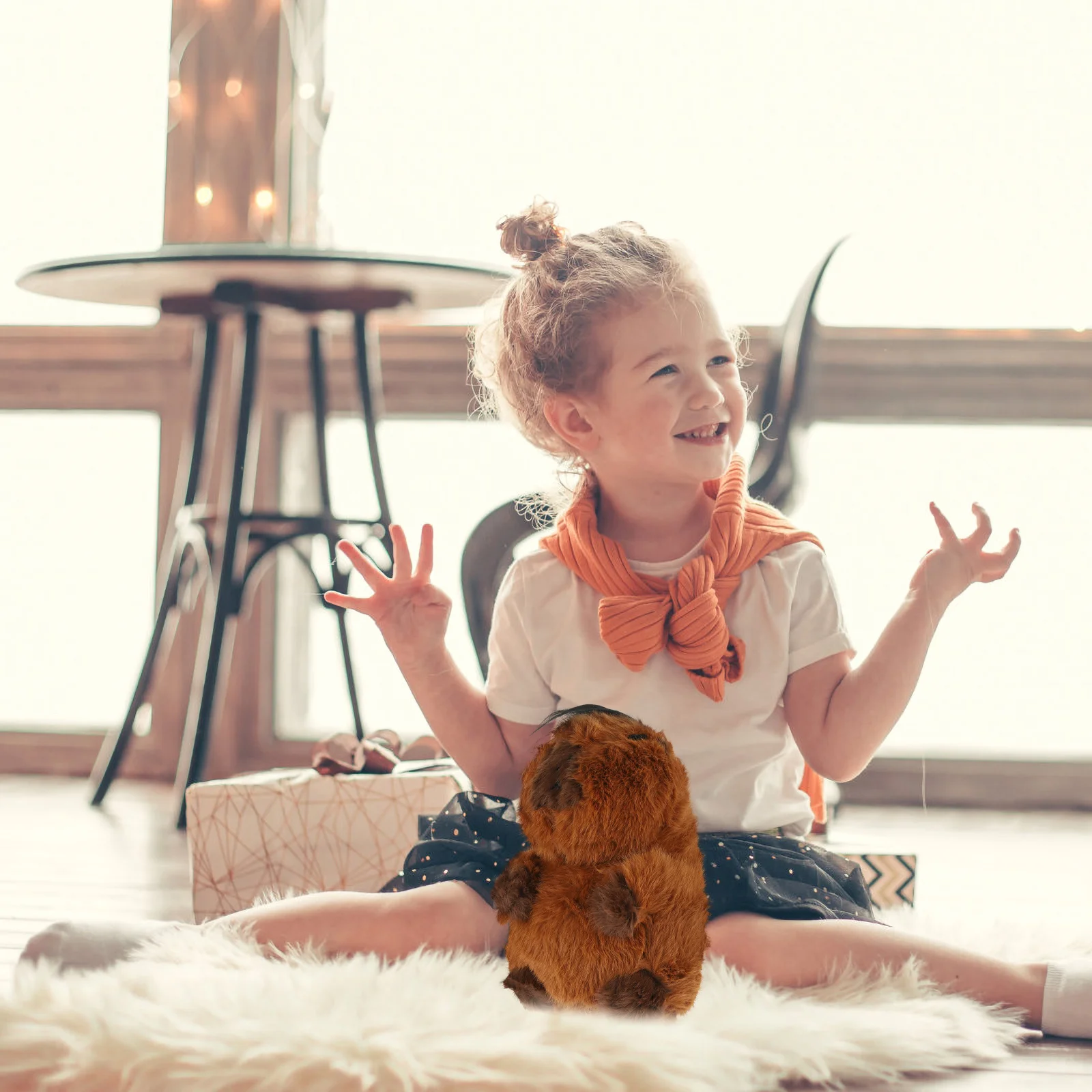 

Capybara Stuffed Realistic Plush Stuffed Capybara Stuffed Animal Toy