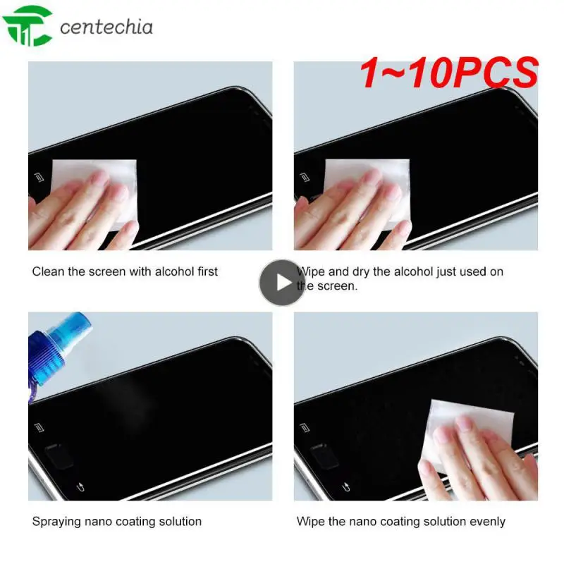 1 ~ 10Pcs Nano Liquid Glass Screen Protector Per Telefoni Cellulari Tablet Orologi Occhiali Fotocamere Smartphone Universale