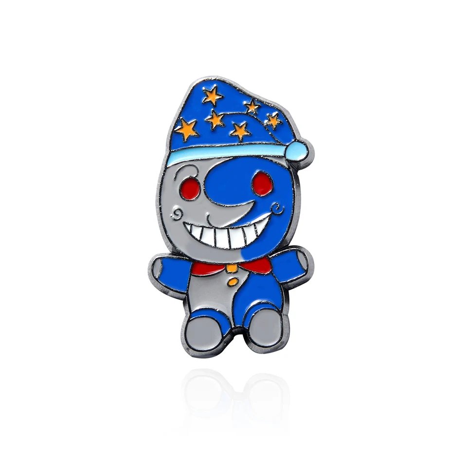 Broche Sundrop Y Moondrop De FNAF - Insignias De Metal Esmaltado Para Ropa, Mochilas Y Chaquetas, Pack De 2 Unidades