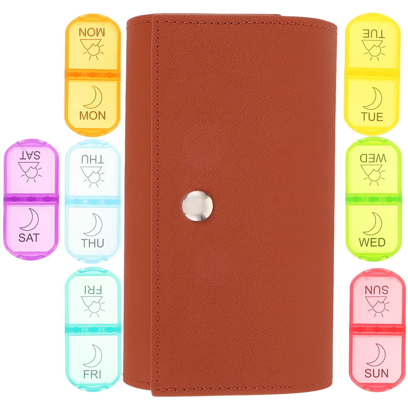 

Travel Organizer Mini Case Holder for Medicine Storage Portable Container