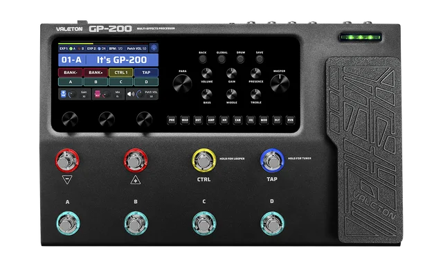 VALETON-GP-200 hdモデリングマルチエフェクトプロセッサー、より多く 