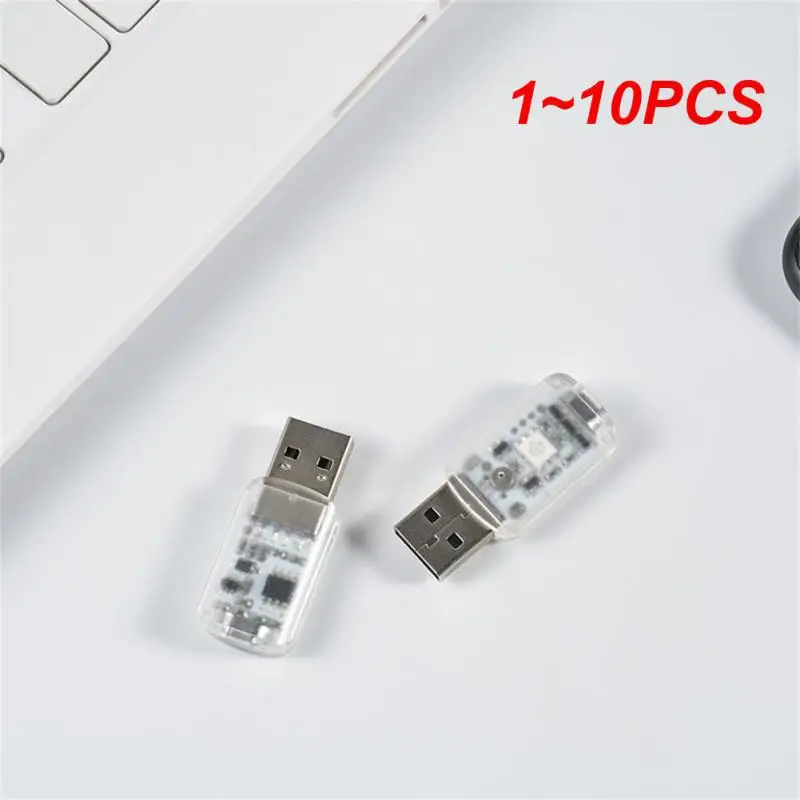 

Автомобильная светодиодная мини-USB-подсветка, 1-10 шт.