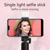 Portable Bluetooth Selfie Stick Tripod Holder with Remote Shutter Fill Light Extendable Wireless Remote Retractable Phone Stand 2
