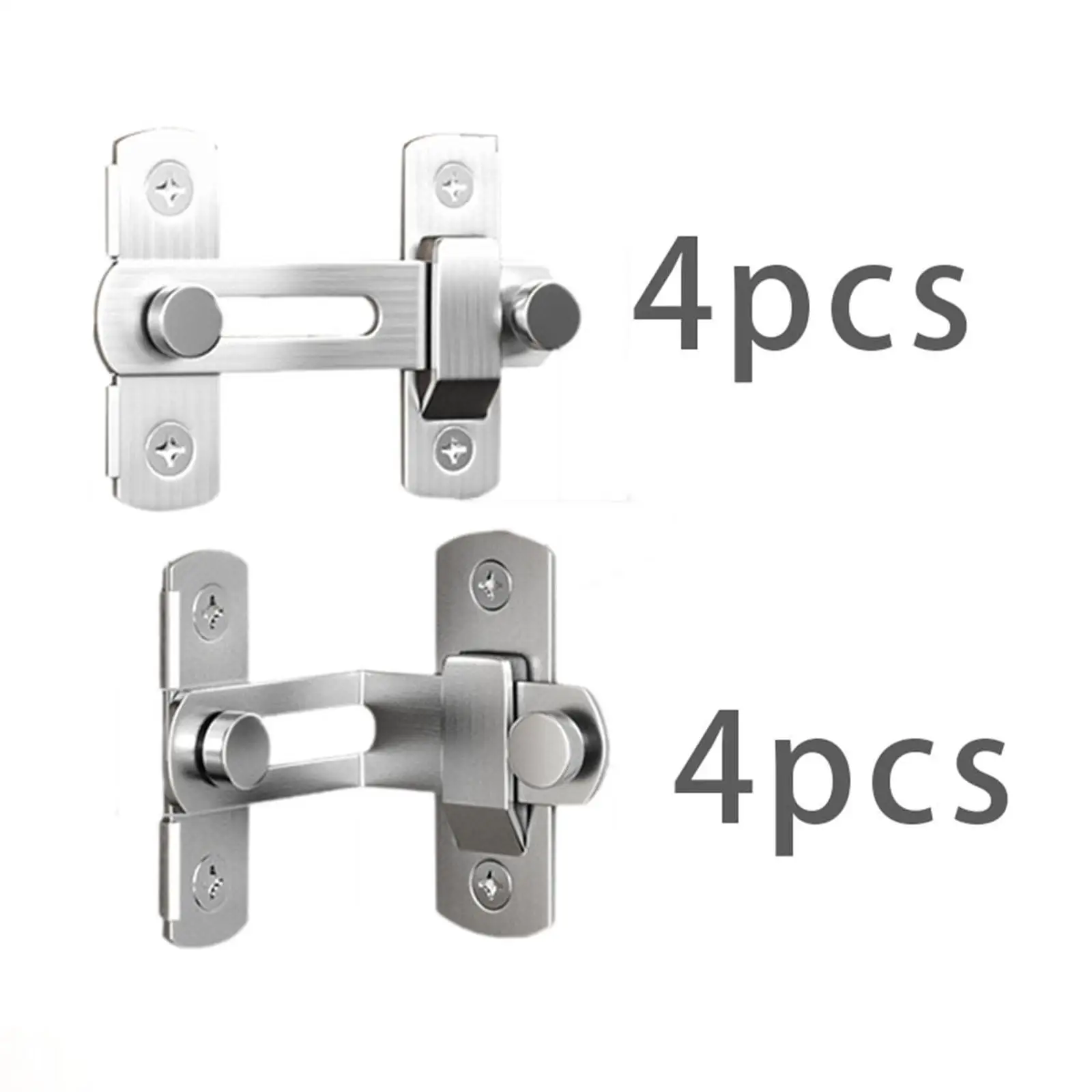 Barn Door Lock Bedroom Wardrobe Garden Door Room Office Warehouses Versatile Sliding Door Lock Slide Bolt Latch Carbon Steel