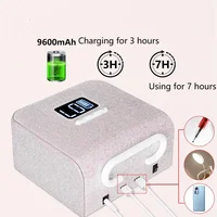 Lampe à ongles aste Pro UV LED, lampe à polymériser à séchage rapide avec affichage, lumière de vernis gel biscuits, 220W 6