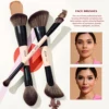 Premium Makeup Brush Set (3/7 Pieces) – Double-Sided with Sponge and Gift Box