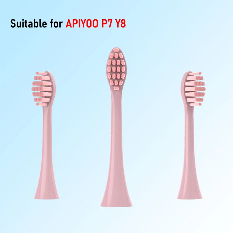 20/50/100PCS Toothbrush Heads for Apiyoo P7/Y8/SVP/Moon Sonic Electric Tooth Head Vacuum Bristle Nozzles 2